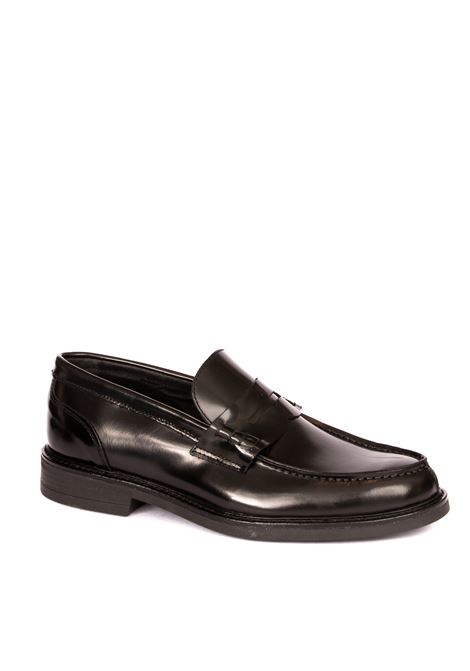 Black 100 loafer PICCADILLY BY PK | 100CORDOVAN-NERO